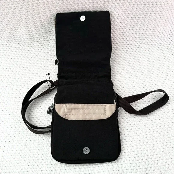 Kipling Black Nylon Live Light New Eldorado Minibag Crossbody Travel Bag No Fob - Picture 4 of 11